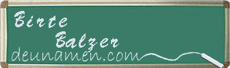Birte Balzer Visitenkarte
